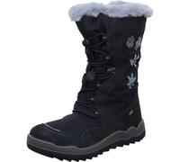 Imac Frosty Children's Winter Boots in Blue with Ice Crystals and Plush Edge, Waterproof, Blue, blue, 13 UK Child