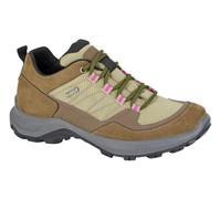 IMAC L751E Ladies’ Waterproof Trail Shoes - Safari Brown/Olive Nubuck & Textile