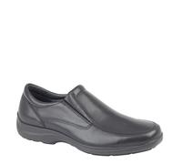 Imac M 268 Men's Lightweight Leather Slip On Twin Gusset Casual Shoes