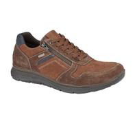 Mens IMAC M025 Casual Zip Up Waterproof Nubuck Leather Trainer Shoes