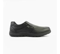 IMAC M227A Mens Casual Leather Slip-On Shoes Black - UK 10.5
