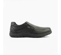 IMAC M227A Mens Casual Leather Slip-On Shoes Black - UK 7