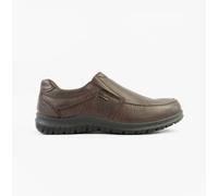 IMAC M227B Mens Casual Leather Slip-On Shoes Brown - UK 10.5