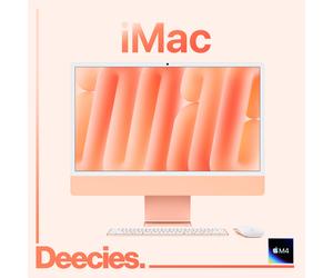 iMac M4 Apple 24-inch 10-core CPU 10-core GPU 16GB Ram 256GB SSD Orange NEW Mac
