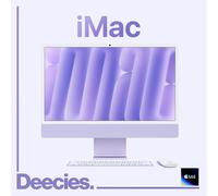 iMac M4 Apple 24-inch 10-core CPU 10-core GPU 16GB Ram 256GB SSD Purple NEW Mac