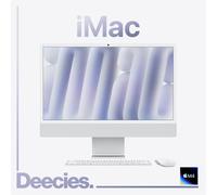 2024 Apple iMac 24 All-in-One, M4 Processor, 16GB RAM, 256GB SSD, 10-Core GPU, 23.5” 4.5K