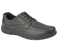 Men IMAC Brown Grain Leather 4 Eye Lace Leisure Shoe PU Sole