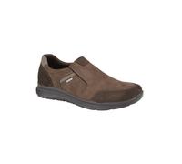 IMAC M032BN Mens Twin Gusset Nubuck Trainers Brown - UK 11