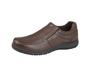 Imac Mens Grain Leather Shoes (11 UK) (Brown)