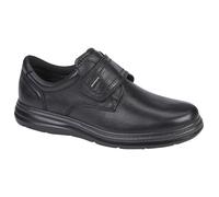 IMAC Men's Leather Extra Wide Casual Shoes in Black | Size: 9 IMAC Black 9