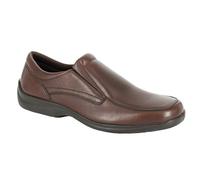 IMAC Mens Leather Twin Gusset Casual Shoes DF2281