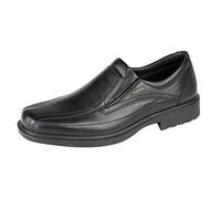 Imac Mens Twin Gusset Casual Leather Shoes (46 EUR) (Black)