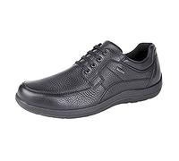 Imac Mens Waterproof Extra Wide Lace Up Casual Shoes (44 EU) (Black)