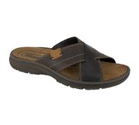 Waxy Leather Sandals IMAC Brown 9.5