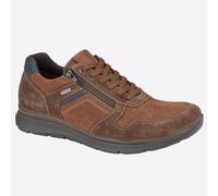 Mens IMAC M025 Casual Zip Up Waterproof Nubuck Leather Trainer Shoes
