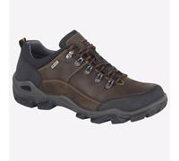 TERRAIN Mens Leather Trail Shoes Dark Brown