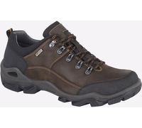 TERRAIN Mens Leather Trail Shoes Dark Brown