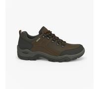 TERRAIN Mens Leather Trail Shoes Dark Brown