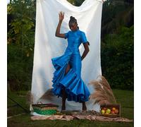 Imad Eduso Becca Silk Satin Bodycon Dress - Blue - UK 16/ US 12 - Turquoise Blue