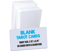 IMAGAME White Blank Tarot Cards Deck, 80 Cards per Deck, Standard Tarot Size(2.75" x 4.75"), Make Your Own Tarot Card, Oracle card, and Game.