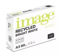 Image Bright White Recycled Printer Paper A3 80gsm (Box 5 Reams) - 623