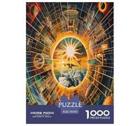 Image Collage 1000 Pieces Portable Jigsaw Puzzle Age 3+ Quirky, Abstract Design, Home Decoration, Educational, Challenging 70x50cm/1000pcs