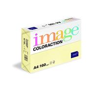 Image Coloraction A4 160gsm Paper/Card - 250 Sheets (1 Pack) Pale Yellow Desert