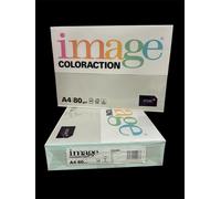 IMAGE COLORACTION A4 80GSM COPY PAPER, 500 SHEETS PER REAM FULL RANGE OF COLOURS