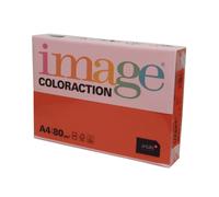 Image Coloraction A4 80gsm Copy Paper - 500 Sheets (1 Ream) Dark Red (London)
