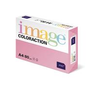 Image Coloraction A4 80gsm Copy Paper - 500 Sheets (1 Ream) Mid Pink (Coral)