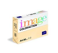 Image Coloraction Beach Chamois Colour Paper 80gsm A4 - Ream of 500 Sheets