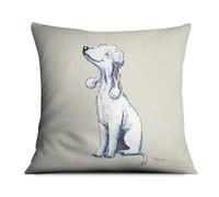 Image Industry Bedlington Terrier Cushion - Soft to Touch - Gift for the Home - Sofa Cushion - Dog Lovers (45cm x 45cm)
