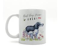 Image Industry Best Dog Mum Cocker Spaniel Black & White Ceramic Mug - Gift for Her - Coffee Mug - Coffee Lovers - Dog Mum