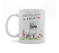 Image Industry Best Dog Mum Old English Sheepdog Ceramic Mug - Gift for Her - Coffee Mug - Coffee Lovers - Dog Mum