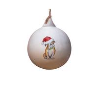 Image Industry Bulldog Ceramic Bauble - Tree Decoration - Christmas Decorations Dog Gift - Dog Lovers