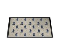 Image Industry Cockapoo Black Dog Pattern Door Mat 400mm x 600mm Non Slip Rubber Backing Rug