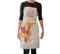Image Industry Cocker Spaniel Tan Apron - Kitchen Apron - Cooking & Baking - Dog Lovers - Dog Artwork