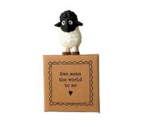 Image Industry Ewe Mean The World To Me - Tiny Little Gifts - Sheep Keepsake in Small Gift Box - Sentimental Style Gift for Best Friend or Loved One