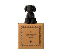 Image Industry I Labrador You - Tiny Little Gifts - Labrador Keepsake in Small Gift Box - Sentimental Style Gift for Dog Lovers, Best Friend or Loved One (Black)