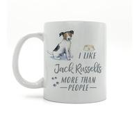 Image Industry I Like Dogs More Than People Jack Russell Ceramic Mug - Dog Lovers - Coffee Mug - Dog Mug