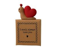 Image Industry “I Shell Always Loved You” Tiny Little Gift - Snail Mini Figurine Keepsake | Best Friend Sentimental Gift | Cute UK Handmade Token Present