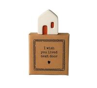 Image Industry I Wish You Lived Next Door - Tiny Little Gifts - House Keepsake in Small Gift Box - Sentimental Style Gift for Best Friend or Loved One