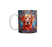 Image Industry Labrador Fox Red Suncatcher Artwork Ceramic Mug - Dog Lovers - Coffee Mug - Dog Mug - Suncatcher Design