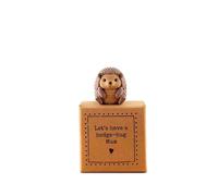 Image Industry “Let’s Have a Hedge-Hug Mum” Tiny Little Gift - Hedgehog Mini Figurine Keepsake | Mother’s Day Sentimental Gift | Cute UK Handmade Token Present for Mum