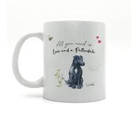 Image Industry Love and a Patterdale Ceramic Mug - Dog Lovers - Drinking Mug - Dog Mug