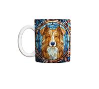 Image Industry Nova Scotia Duck Tolling Retriever Suncatcher Artwork Ceramic Mug - Dog Lovers - Coffee Mug - Dog Mug - Suncatcher Design