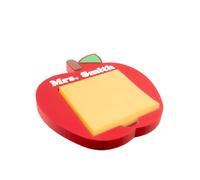 Image Industry Personalised Apple Sticky Note Holder | Custom Teacher Desk Organiser | Made in the UK