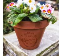 Image Industry Personalised Happy Birthday Plant Pot Gift for Garden Lovers