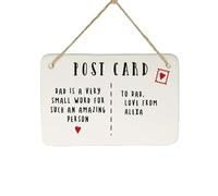 Image Industry Personalised Such an Amazing Person Porcelain Hanging Postcard - Custom Name Gift - Thoughtful Keepsake - Any Occasion Gift