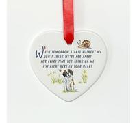 Image Industry St Bernard Memorial Ceramic Heart Keepsake Gift